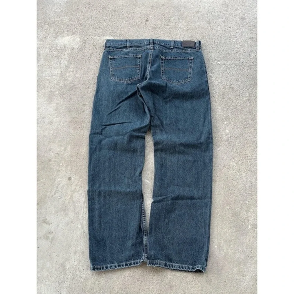 Lee Dungarees Jeans Mens 38x30 Blue Straight Fit Denim Classic Five Pocket South